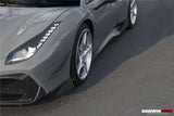 2015-2020 Ferrari 488 GTB & Spider iMP-Performance Carbon Fiber Front Bumper Canards