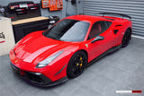 2015-2020 Ferrari 488 GTB & Spider iMP-Performance Carbon Fiber Front Bumper Canards