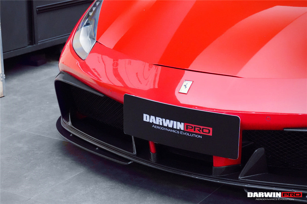 DarwinPRO 2015-2020 Ferrari 488 GTB & Spider iMP-Performance Carbon Fiber Front Lip