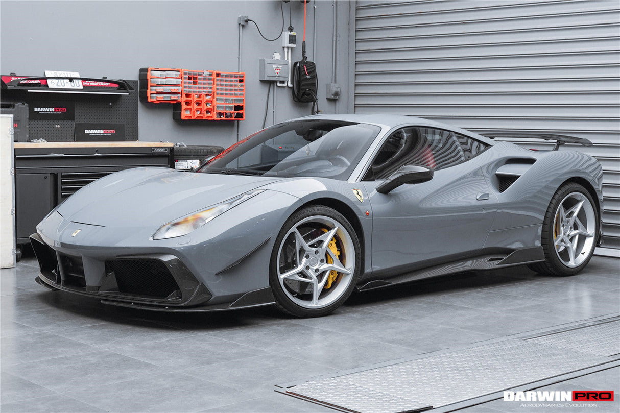 DarwinPRO 2015-2020 Ferrari 488 GTB & Spider iMP-Performance Carbon Fiber Front Lip