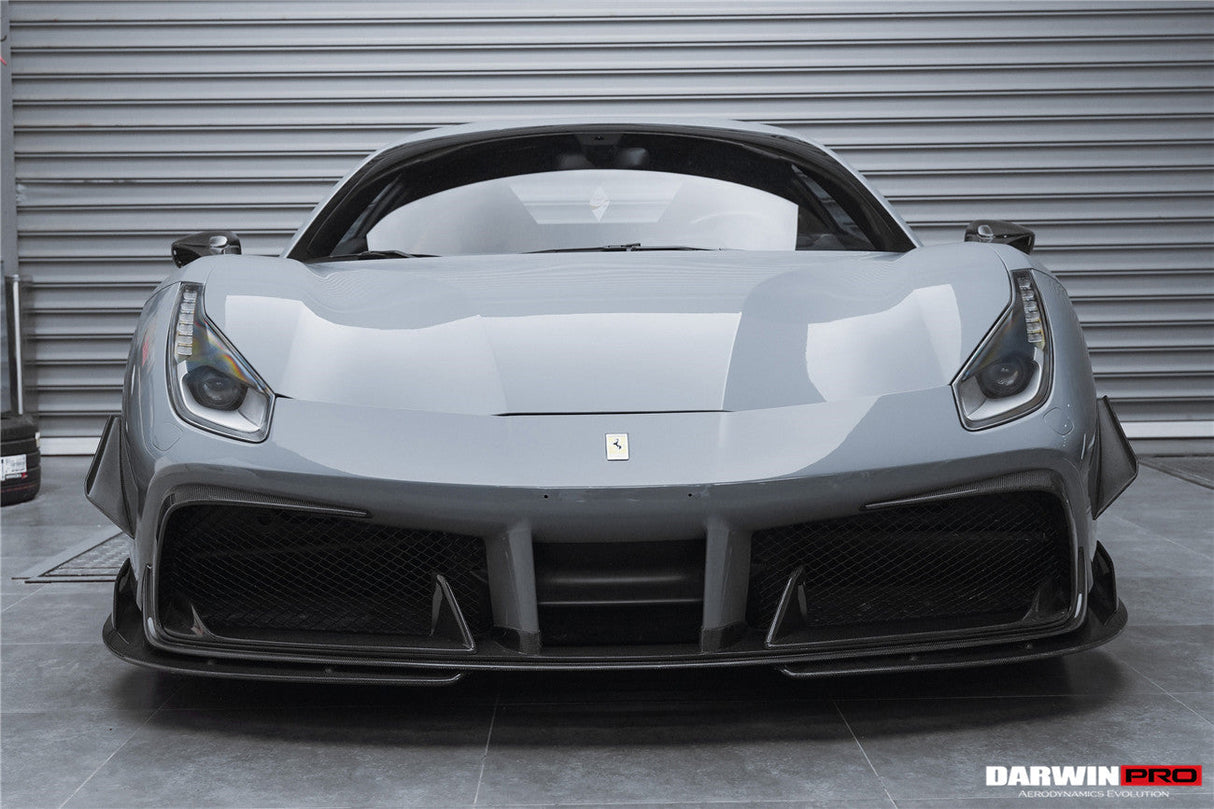 DarwinPRO 2015-2020 Ferrari 488 GTB & Spider iMP-Performance Carbon Fiber Front Lip
