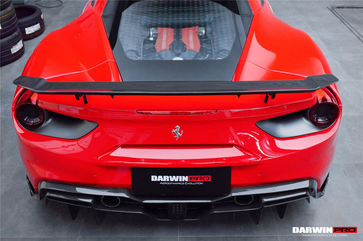 DarwinPRO 2015-2020 Ferrari 488 GTB iMP-Performance Carbon Fiber Trunk Spoiler Wing