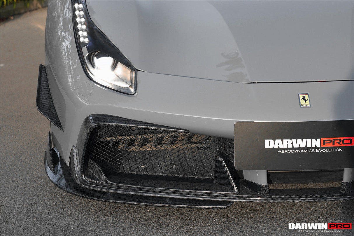DarwinPRO 2015-2020 Ferrari 488 GTB & Spider iMP-Performance Carbon Fiber Front Lip