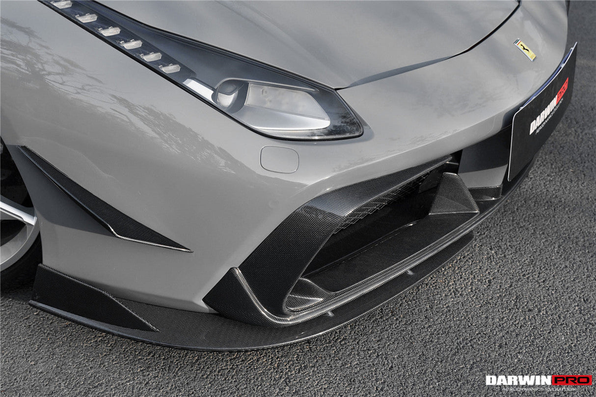 DarwinPRO 2015-2020 Ferrari 488 GTB & Spider iMP-Performance Carbon Fiber Front Lip