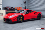 2015-2020 Ferrari 488 GTB & Spider iMP-Performance Carbon Fiber Front Bumper Canards