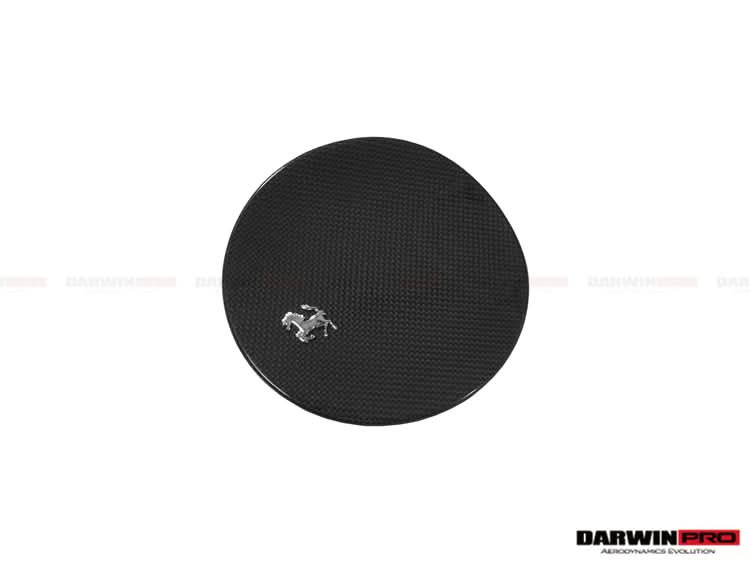 2017-2026 Ferrari 812 Superfast Dry Carbon Fiber Fuel Door With Logo Repalement
