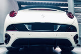 2009-2014 Ferrari California BKSS Style Carbon Fiber Rear Diffuser Canards