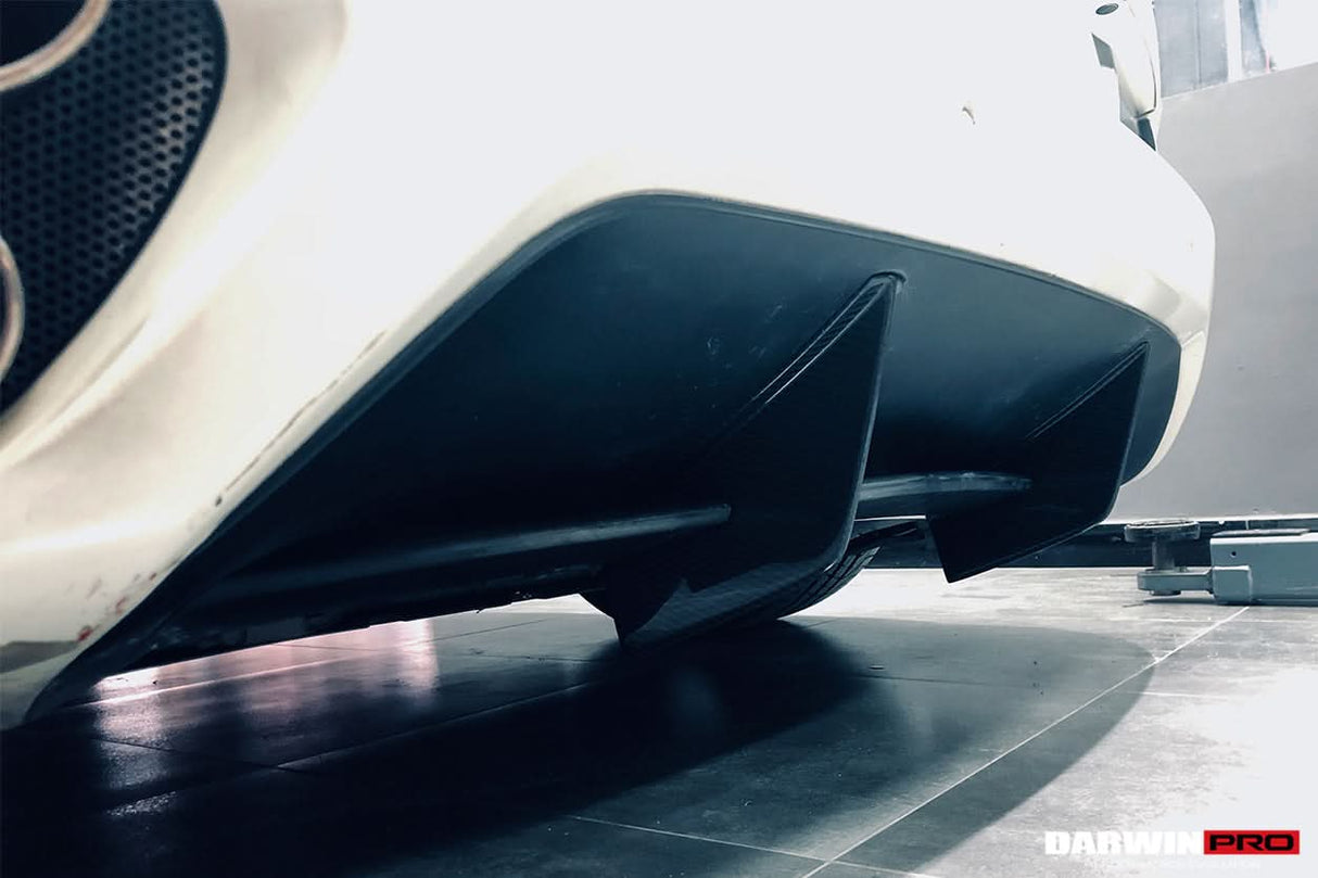 2009-2014 Ferrari California BKSS Style Carbon Fiber Rear Diffuser Canards