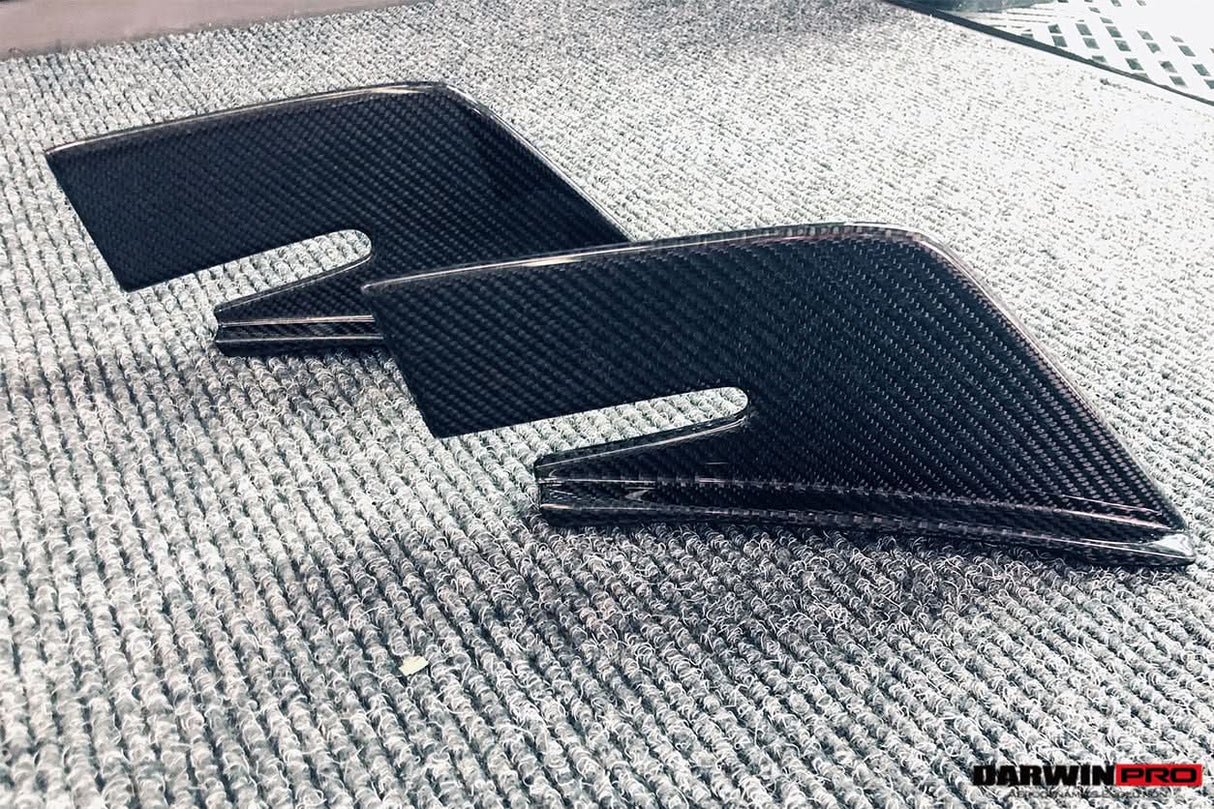 2009-2014 Ferrari California BKSS Style Carbon Fiber Rear Diffuser Canards