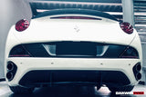 2009-2014 Ferrari California BKSS Style Carbon Fiber Rear Diffuser Canards