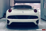 2009-2014 Ferrari California BKSS Style Carbon Fiber Rear Diffuser Canards