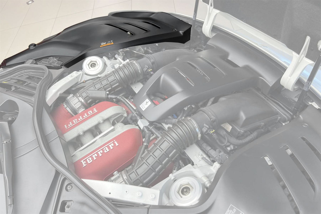 DarwinPRO 2023-UP Ferrari Purosangue FUV Type F175 OEM Style Dry Carbon Fiber Inner Engine Cover (1PCS)