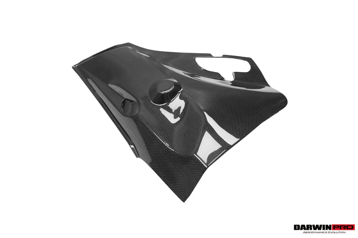 DarwinPRO 2023-UP Ferrari Purosangue FUV Type F175 OEM Style Dry Carbon Fiber Inner Engine Cover (2PCS)