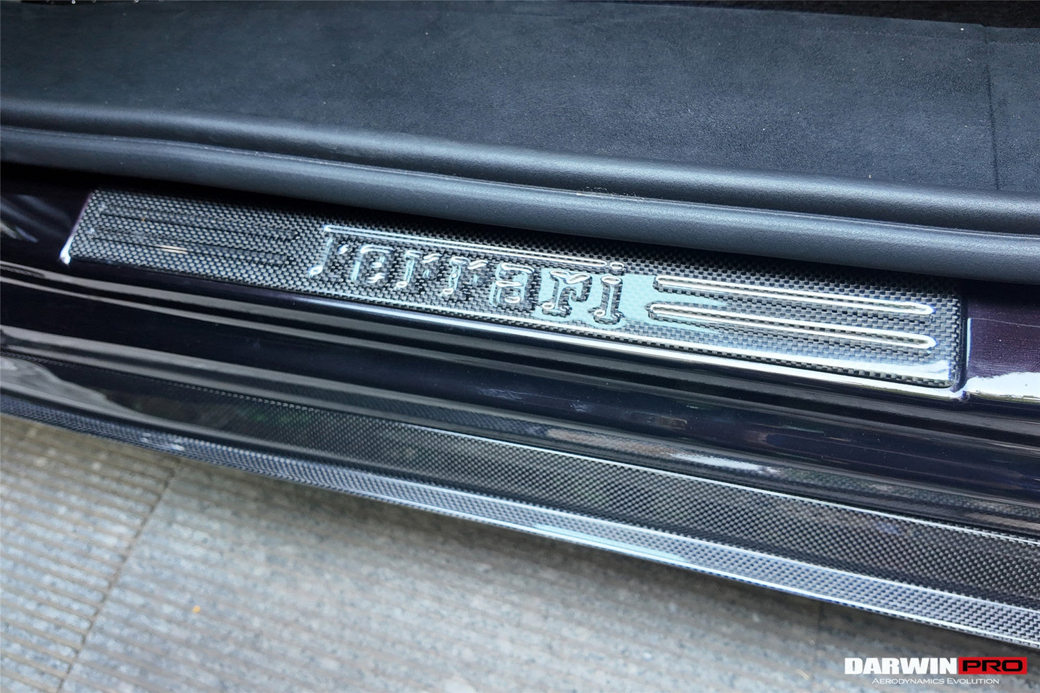 2023-UP Ferrari Purosangue FUV Type F175 OEM Style Autoclave Carbon Fiber Door Sills
