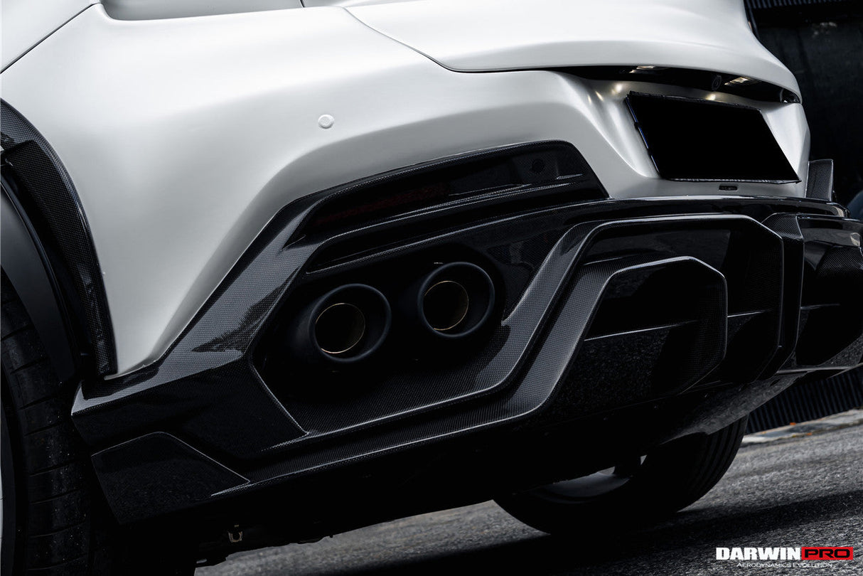 2023-UP Ferrari Purosangue F175 Partial Carbon Fiber Rear Bumper DarwinPRO iMP Design