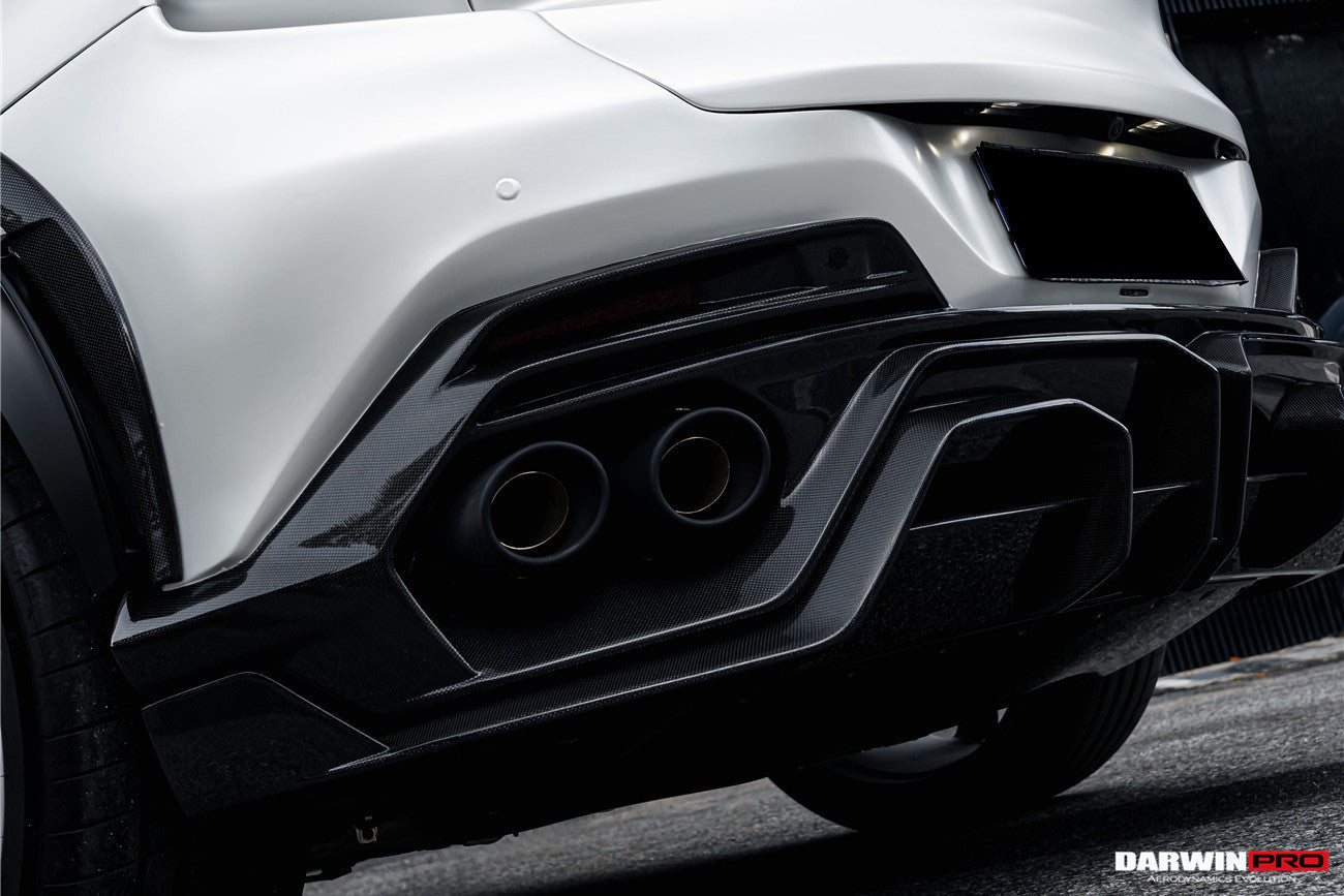 2023-UP Ferrari Purosangue F175 Partial Carbon Fiber Rear Bumper DarwinPRO iMP Design