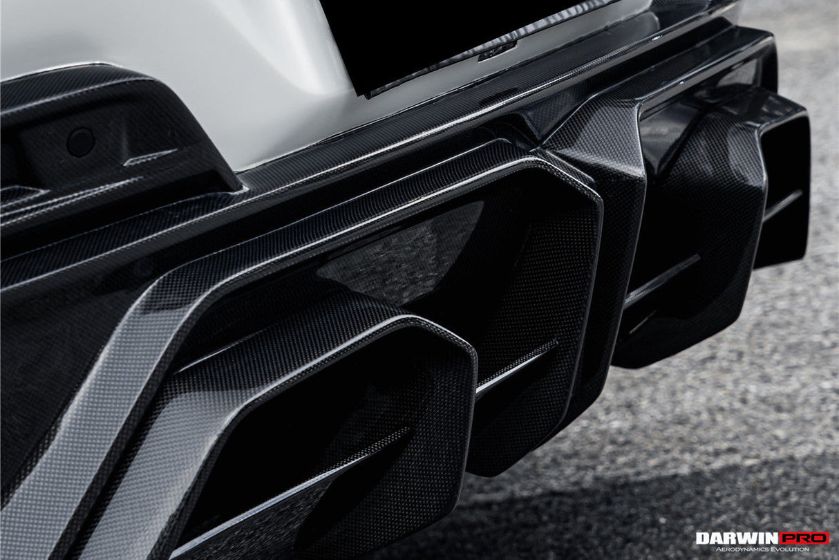 2023-UP Ferrari Purosangue F175 Partial Carbon Fiber Rear Bumper DarwinPRO iMP Design