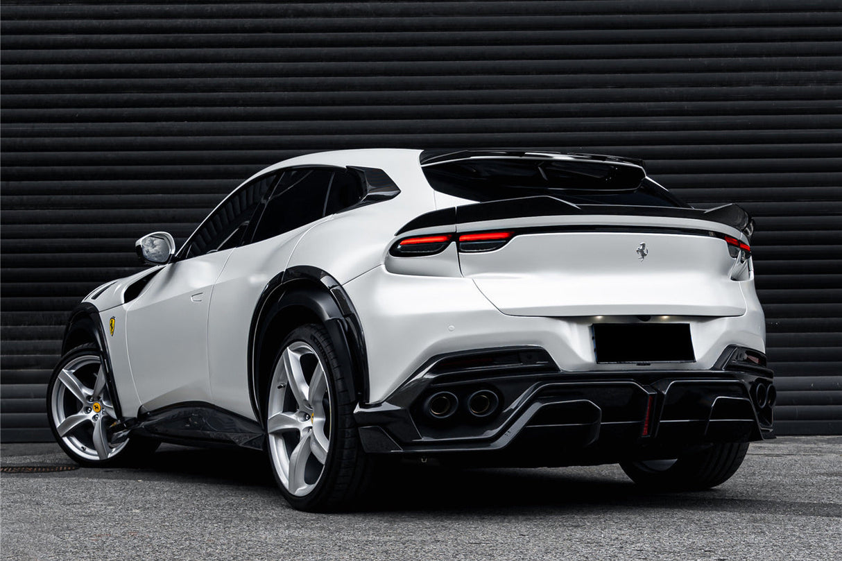 2023-UP Ferrari Purosangue F175 Carbon Fiber Trunk Spoiler DarwinPRO iMP Design