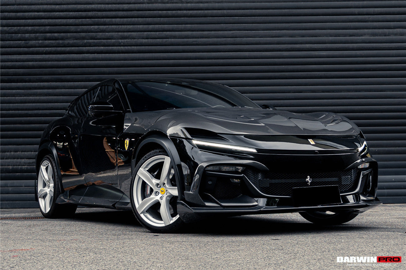 2023-UP Ferrari Purosangue F175 Carbon Fiber Front Lip DarwinPRO iMP Design