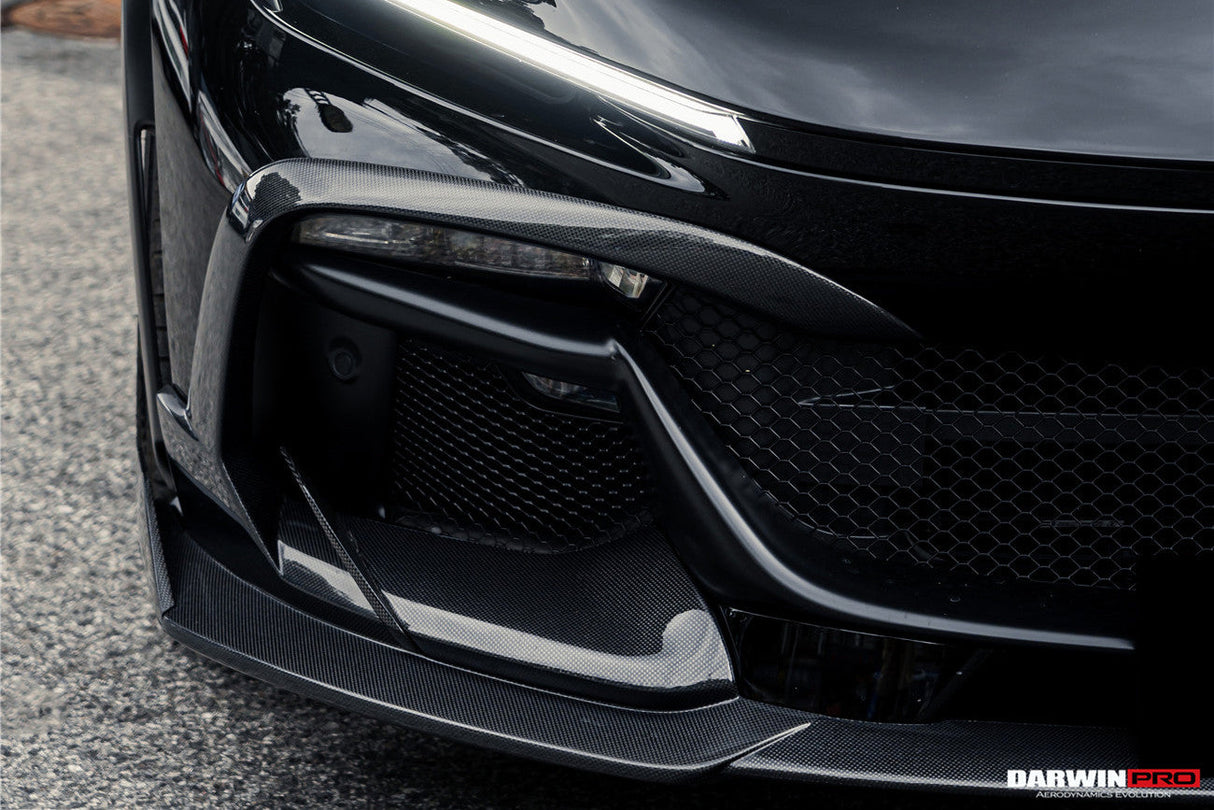 2023-UP Ferrari Purosangue F175 Carbon Fiber Front Lip DarwinPRO iMP Design