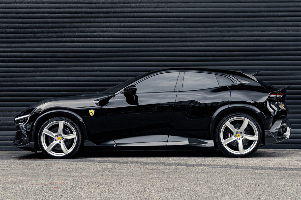 2023-UP Ferrari Purosangue F175  Carbon Fiber Side Skirts DarwinPRO iMP Design Ver.2