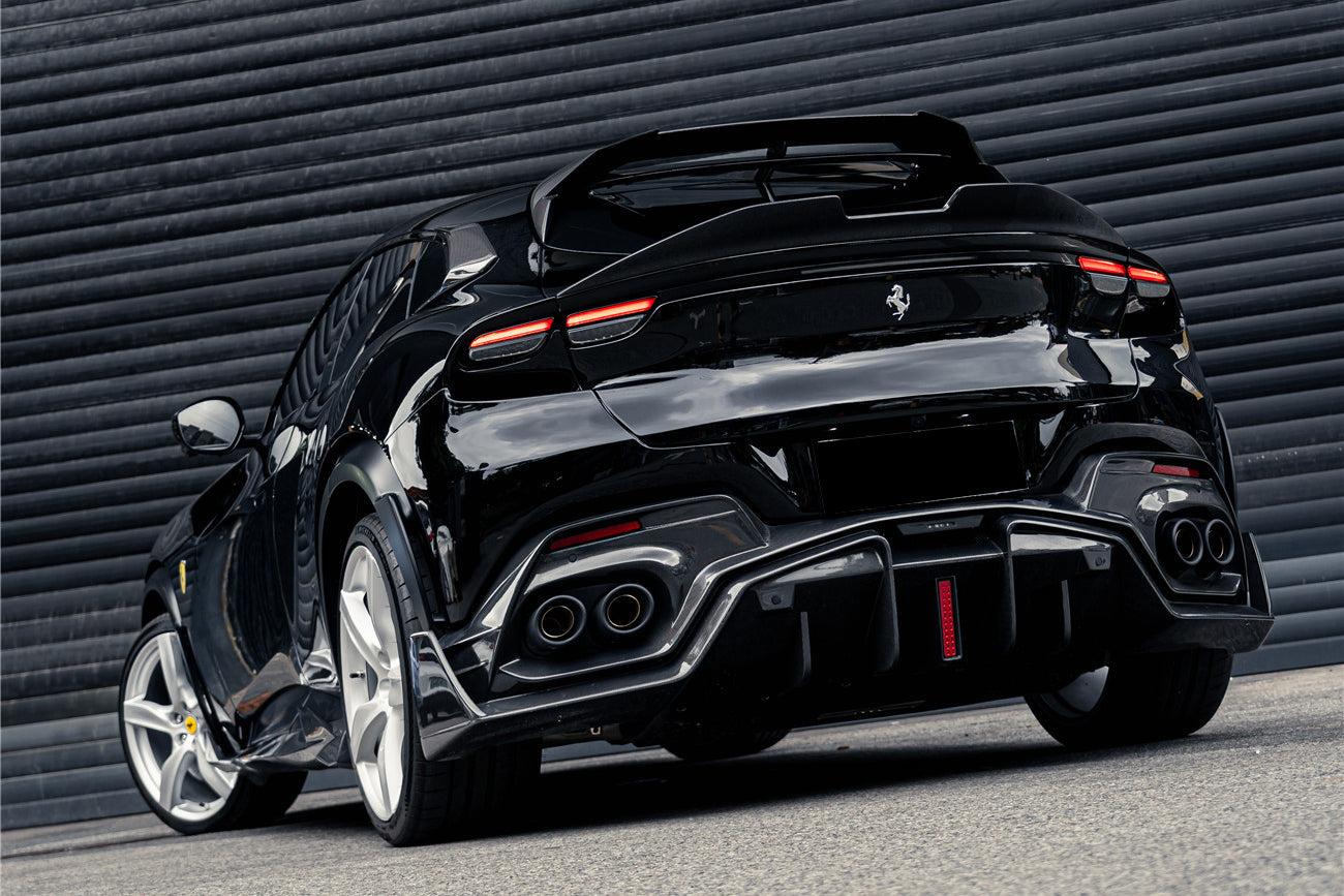 2023-UP Ferrari Purosangue F175 Carbon Fiber Trunk Spoiler DarwinPRO iMP Design Ver.2