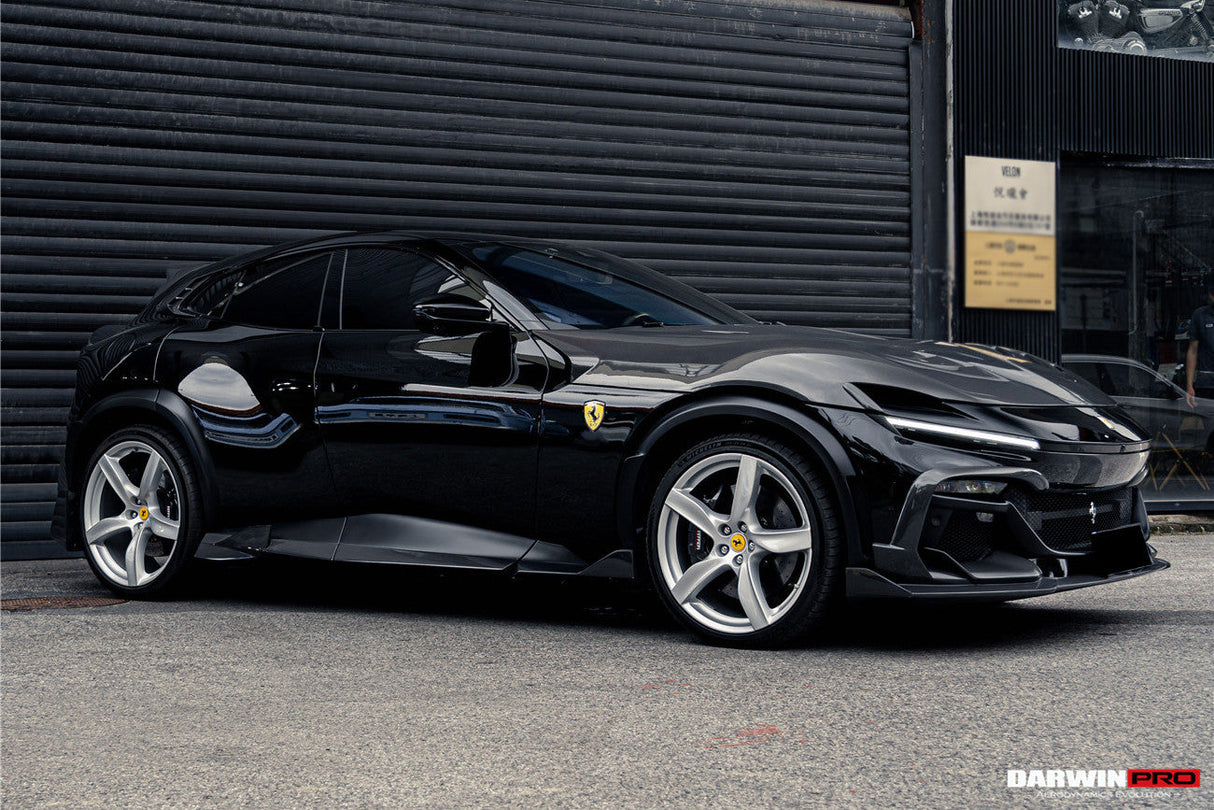 2023-UP Ferrari Purosangue F175 Carbon Fiber Front Lip DarwinPRO iMP Design