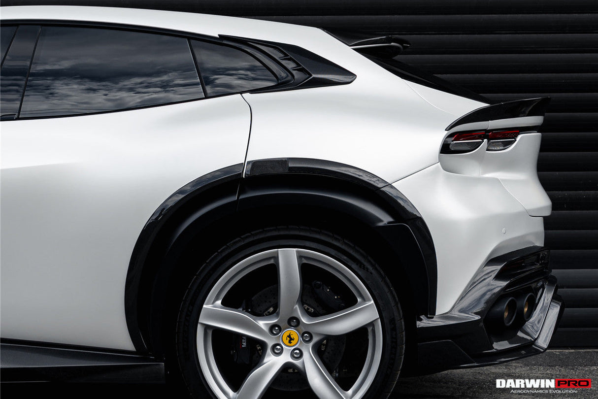 2023-UP Ferrari Purosangue F175 Carbon Fiber Quarter Window Scoops DarwinPRO iMP Design