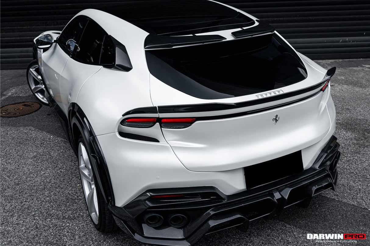 2023-UP Ferrari Purosangue F175 Carbon Fiber Trunk Spoiler DarwinPRO iMP Design