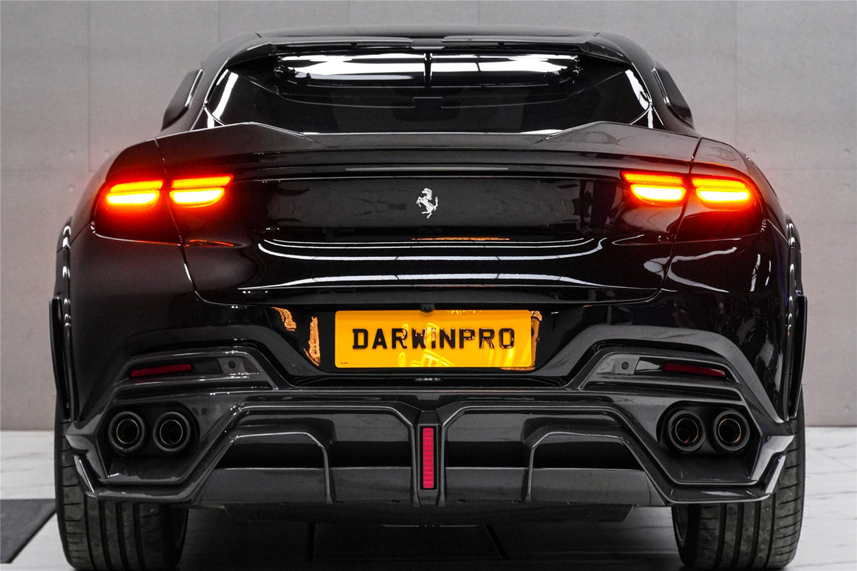 2023-UP Ferrari Purosangue F175 Carbon Fiber Trunk Spoiler DarwinPRO iMP Design
