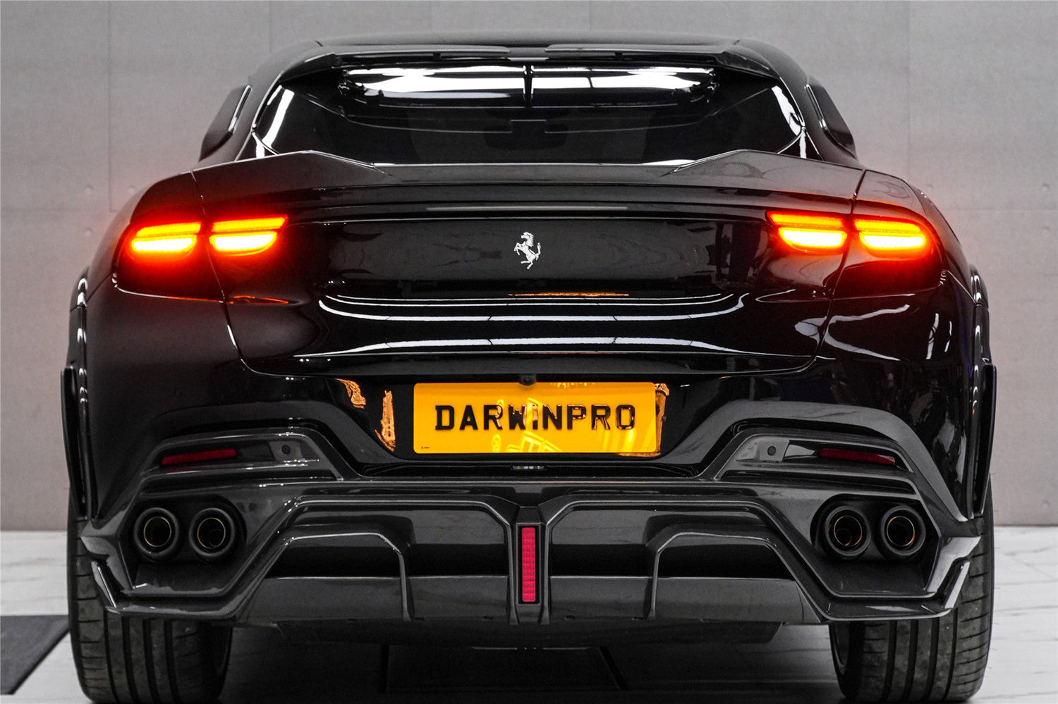 2023-UP Ferrari Purosangue F175 Carbon Fiber Trunk Spoiler DarwinPRO iMP Design
