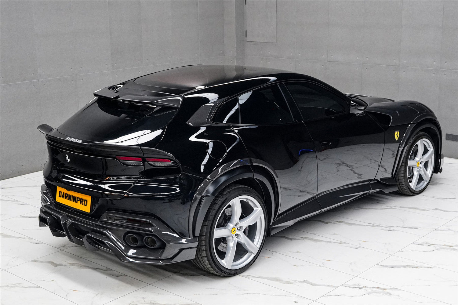 2023-UP Ferrari Purosangue F175 Carbon Fiber Roof Spoiler DarwinPRO iMP Design