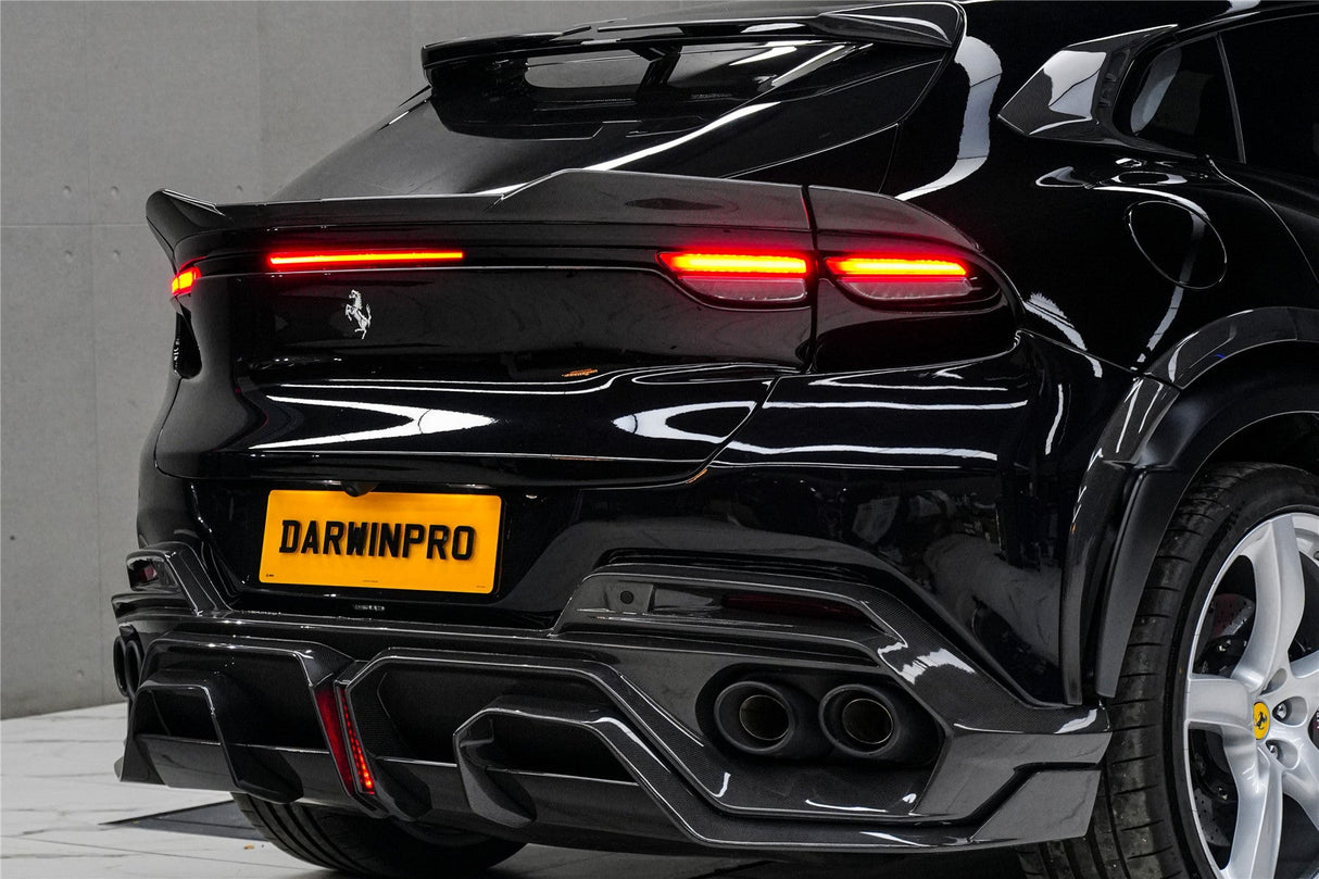 2023-UP Ferrari Purosangue F175 Carbon Fiber Trunk Spoiler DarwinPRO iMP Design