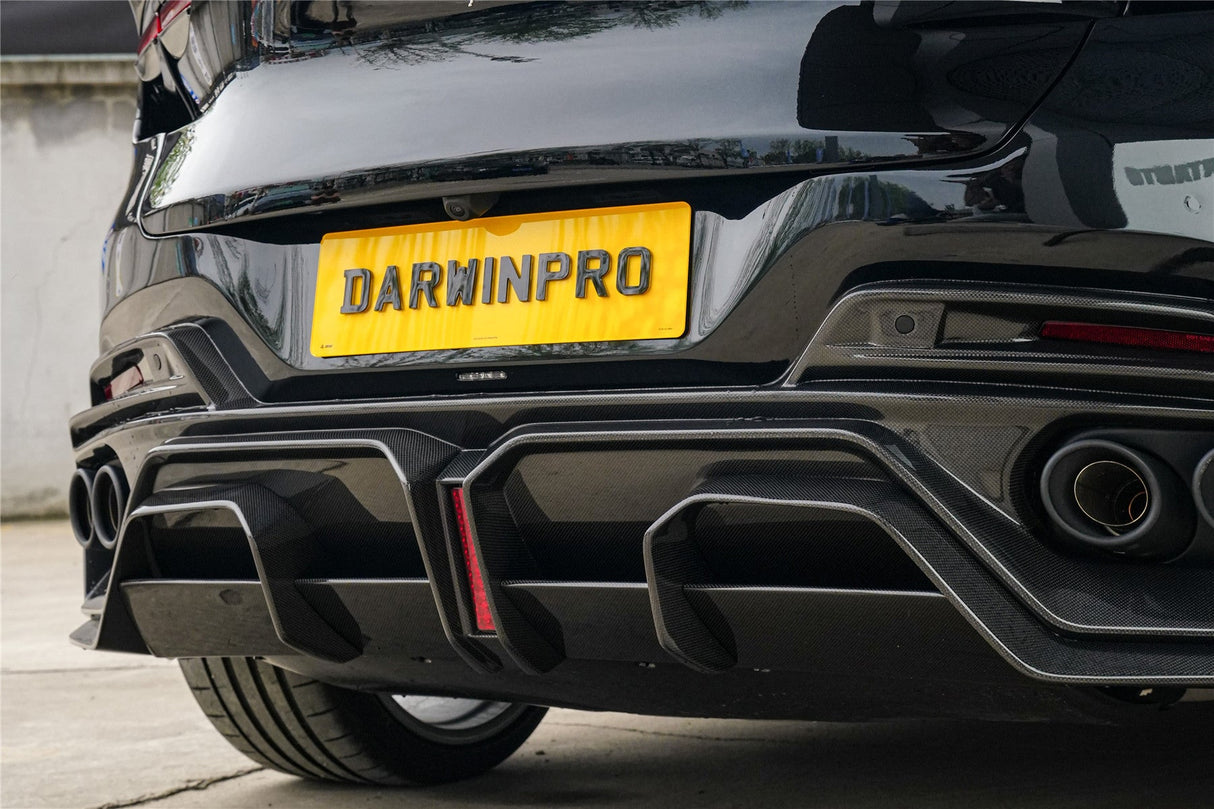 2023-UP Ferrari Purosangue F175 Partial Carbon Fiber Rear Bumper DarwinPRO iMP Design