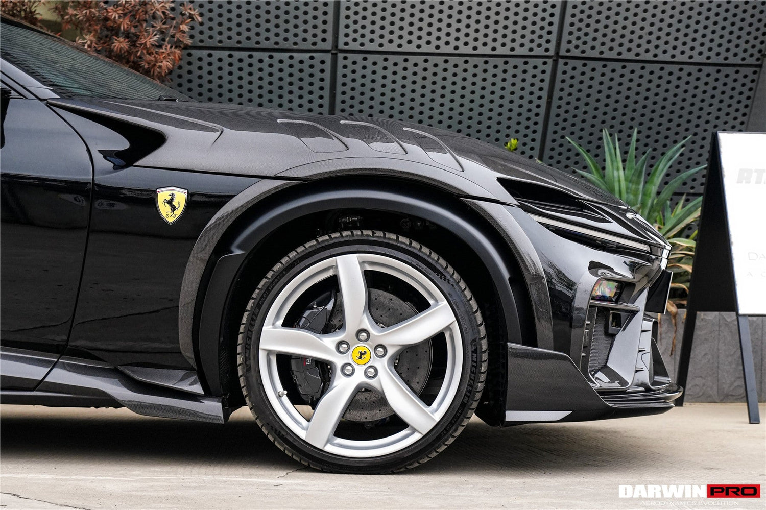 2023-UP Ferrari Purosangue F175 Partial Carbon Fiber Body Kit DarwinPRO iMP Design