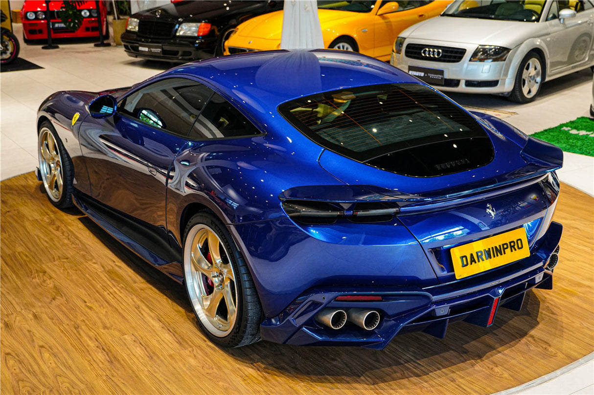 2020-UP Ferrari Roma Carbon Fiber Trunk Spoiler DarwinPRO (BKSS Design)