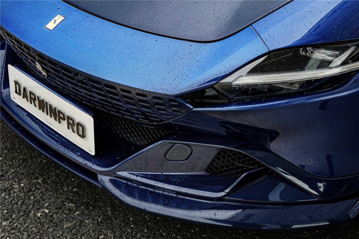 2020-UP Ferrari Roma Carbon Fiber Front Lip Splitter DarwinPRO (BKSS Design)