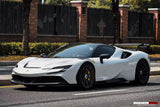 2020-UP Ferrari SF90XX-Style Autoclave Carbon Fiber Wing (Fits SF90 Stradale with Assetto Fiorano Trunk Spoiler Only)