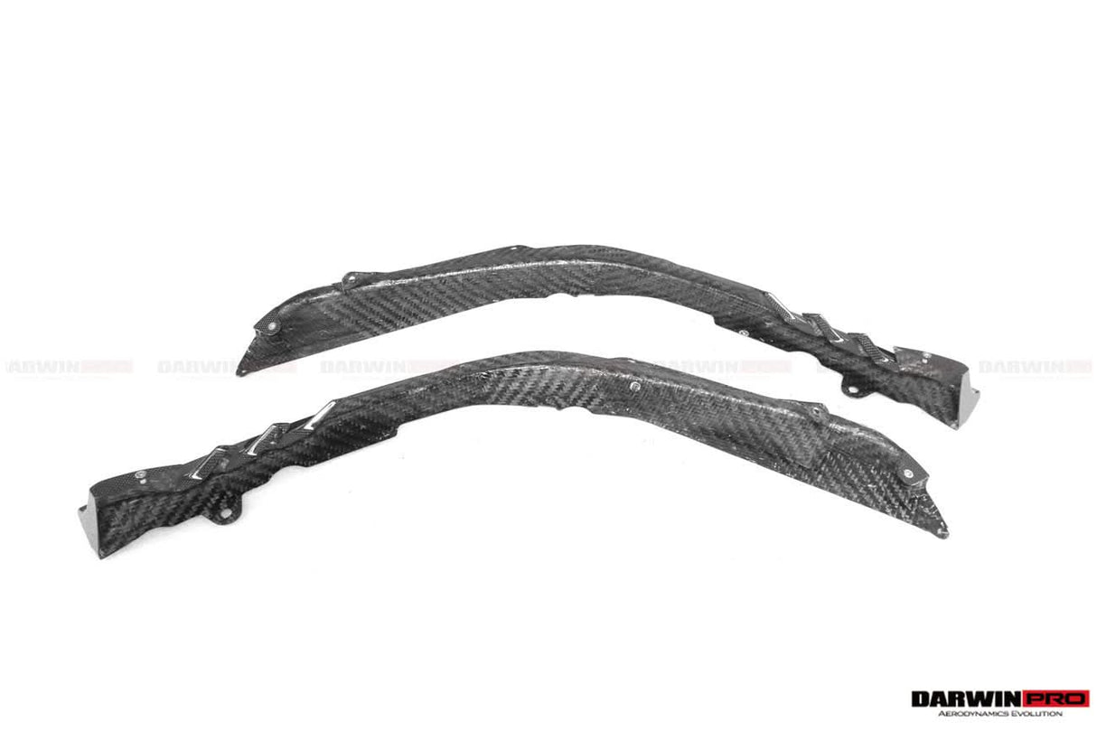 2020-UP Ferrari SF90 Stradale and Spider Autoclave Carbon Fiber Front Bumper Side Splitter DarwinPRO (OE)