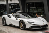 2020-UP Ferrari SF90 Stradale and Spider Autoclave Carbon Fiber Front Bumper Side Splitter DarwinPRO (OE)