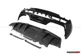 2022-2026 Ferrari 296 GTB & GTS (Type F171) OE Style Carbon Fiber Rear Bumper w/ Diffuser