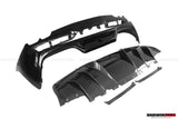 2022-2026 Ferrari 296 GTB & GTS (Type F171) OE Style Carbon Fiber Rear Bumper w/ Diffuser
