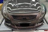 2009-2015 Infiniti G25 G37 Sedan Carbon Fiber Front Lip DarwinPRO (BKSS)