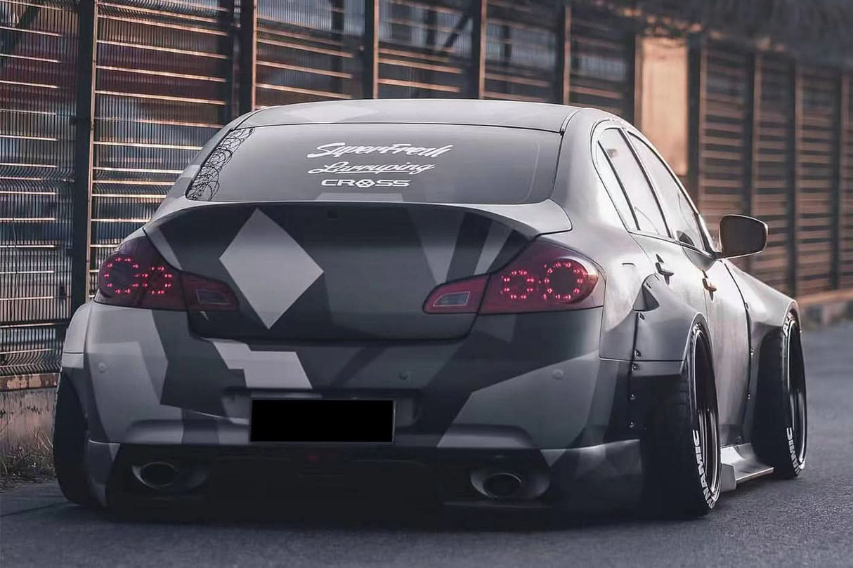 2007-2015 Infiniti Carbon Fiber Trunk DarwinPRO (BKSS) Fits G35, G37, G25, Q40 Sedan