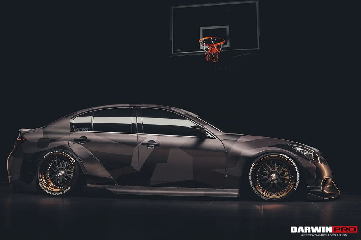 2010-2013 Infiniti G25 G37 Sedan BKSS Style Wide Fender Flares