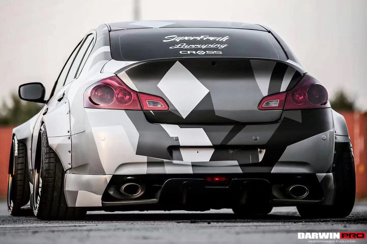 2010-2013 Infiniti G25 G37 Sedan BKSS Style Wide Fender Flares