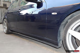 2007-2015 Infiniti Carbon Fiber Side Skirts Under Board DarwinPRO (BS) Fits G35, G25, G37 Sedan