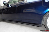 2007-2015 Infiniti Carbon Fiber Side Skirts Under Board DarwinPRO (BS) Fits G35, G25, G37 Sedan