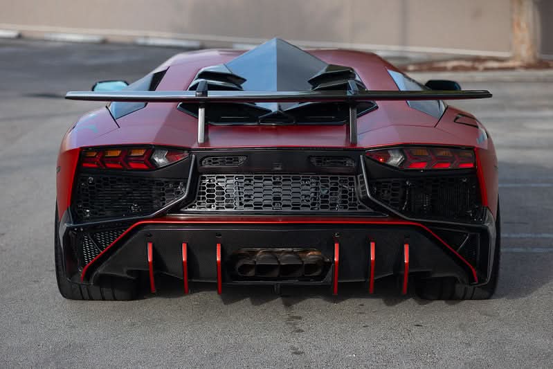 DarwinPRO 2011-2022 Lamborghini Aventador LP700 LP750 LP740 LP720 LP780 Coupe & Roadster SV Style Trunk Wing
