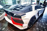 DarwinPRO 2011-2022 Lamborghini Aventador LP700 LP750 LP740 LP720 LP780 Coupe & Roadster BKSS Style Carbon Fiber Trunk Spoiler Wing